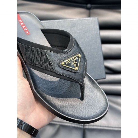 PRADA Prada Celebrity Gets This Season 2024SS Men's Slippers PRADA Prada Celebrity Gets This Season 2024SS Men's Slippers