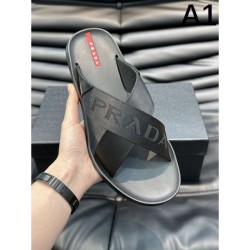 PRADA Keyword to look stylish 2024SS Men's slippers