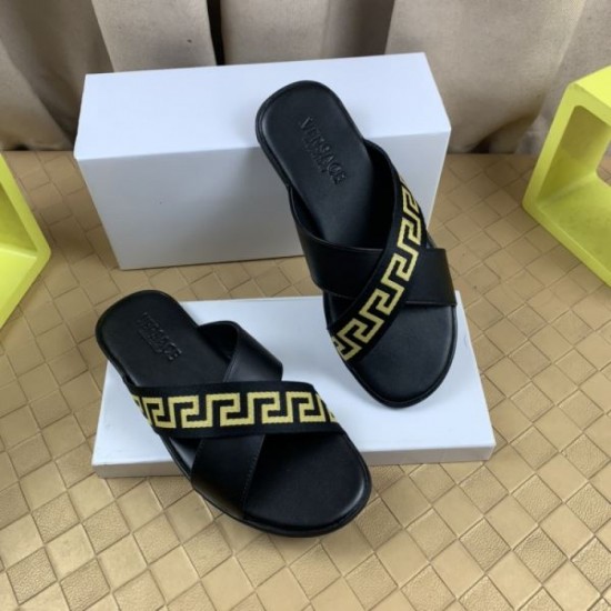 VERSACE Versace Summer Popular Item 2024SS Men's Sandals VERSACE Versace Summer Popular Item 2024SS Men's Sandals