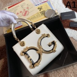 DOLCE & GABBANA Dolce & Gabbana 2024FW seasonal design tote bag