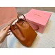 Spring/Summer Standard New 2024SS Tote Bag MIU MIU Miu Miu Spring/Summer Standard New 2024SS Tote Bag MIU MIU Miu Miu