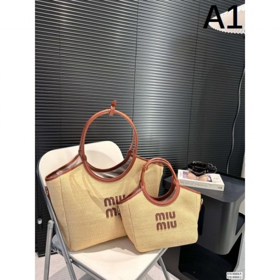 Spring/summer new arrival 2024SS tote bag MIU MIU Miu Miu Spring/summer new arrival 2024SS tote bag MIU MIU Miu Miu