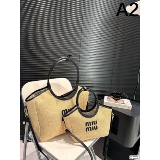 Spring/summer new arrival 2024SS tote bag MIU MIU Miu Miu Spring/summer new arrival 2024SS tote bag MIU MIU Miu Miu
