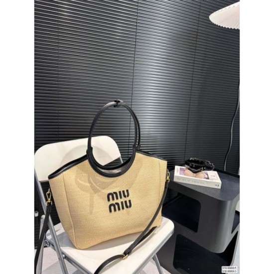 Spring/summer new arrival 2024SS tote bag MIU MIU Miu Miu Spring/summer new arrival 2024SS tote bag MIU MIU Miu Miu