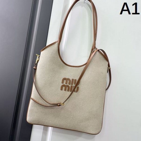 2024SS Cheapest Sale MIU MIU Miu Miu Tote Bag 2024SS Cheapest Sale MIU MIU Miu Miu Tote Bag