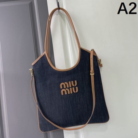 2024SS Cheapest Sale MIU MIU Miu Miu Tote Bag 2024SS Cheapest Sale MIU MIU Miu Miu Tote Bag