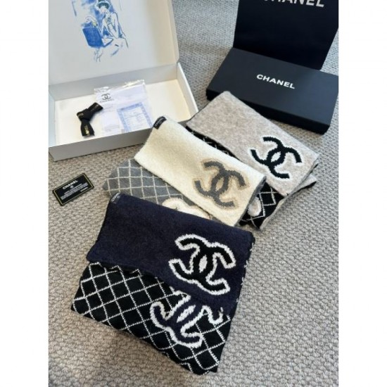 2024FW Scarf CHANEL Enjoy casual fashion 2024FW Scarf CHANEL Enjoy casual fashion