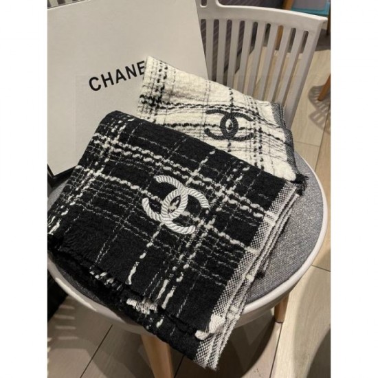 2024FW Scarf CHANEL CHANEL Limited Design Very Popular Before Sold Out 2024FW Scarf CHANEL CHANEL Limited Design Very Popular Before Sold Out