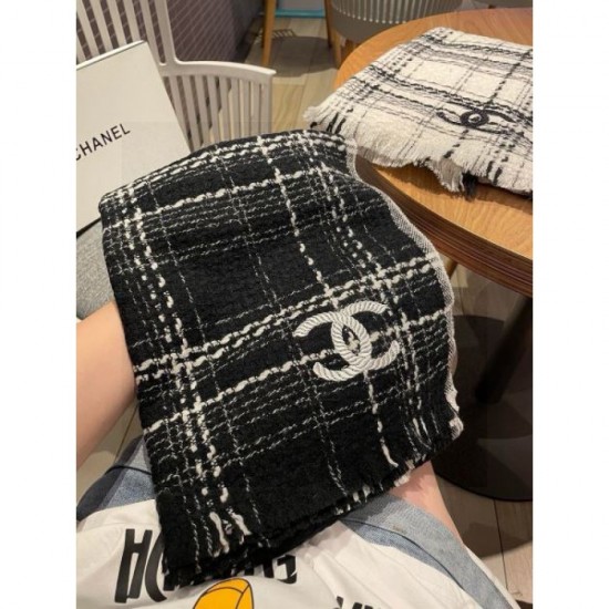 2024FW Scarf CHANEL CHANEL Limited Design Very Popular Before Sold Out 2024FW Scarf CHANEL CHANEL Limited Design Very Popular Before Sold Out