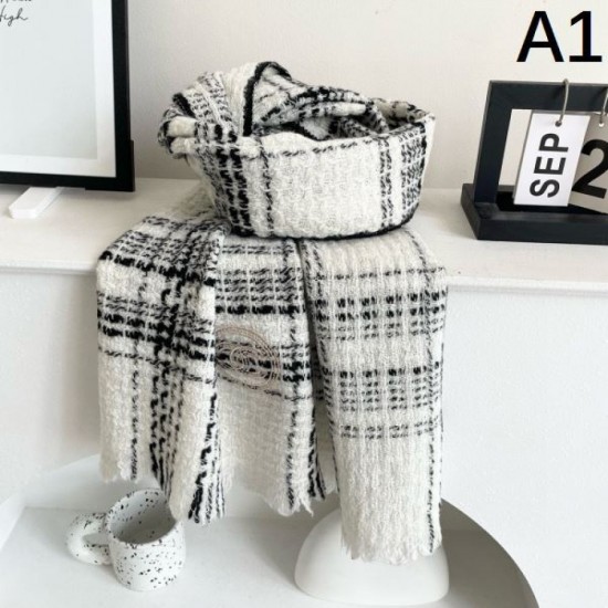 2024FW Scarf CHANEL An exquisite casual atmosphere 2024FW Scarf CHANEL An exquisite casual atmosphere