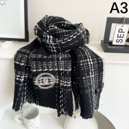 2024FW Scarf CHANEL An exquisite casual atmosphere 2024FW Scarf CHANEL An exquisite casual atmosphere
