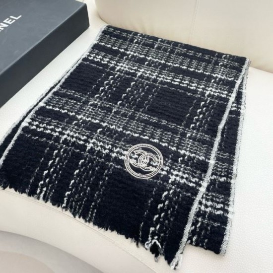 2024FW Scarf CHANEL An exquisite casual atmosphere 2024FW Scarf CHANEL An exquisite casual atmosphere