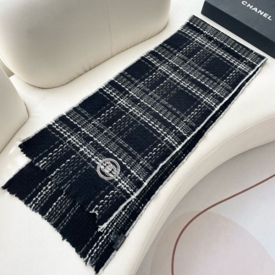 2024FW Scarf CHANEL An exquisite casual atmosphere 2024FW Scarf CHANEL An exquisite casual atmosphere