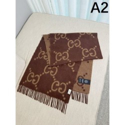 2024FW Scarf GUCCI Gucci Like a beautiful autumn color
