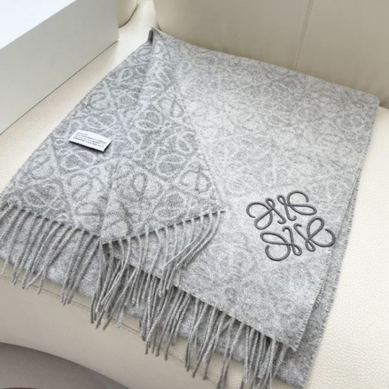 2024FW Scarf LOEWE Latest advance fashionable logo included 2024FW Scarf LOEWE Latest advance fashionable logo included