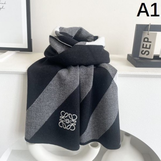 2024FW Scarf LOEWE Latest advance fashionable logo included 2024FW Scarf LOEWE Latest advance fashionable logo included