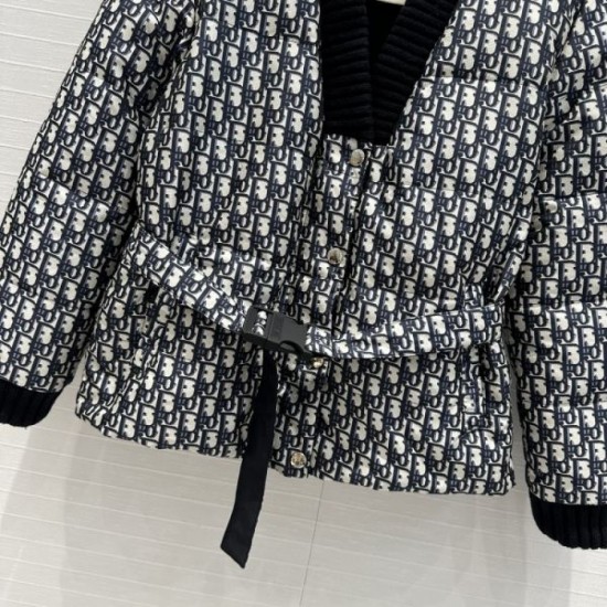 DIOR Dior women's down jacket 2024FW super popular model in stock DIOR Dior women's down jacket 2024FW super popular model in stock