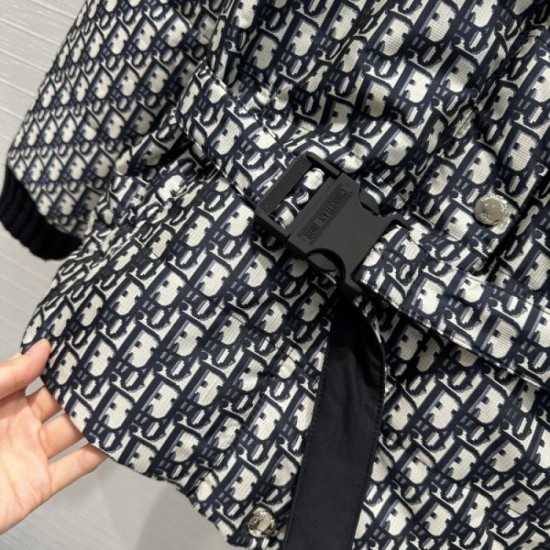 DIOR Dior women's down jacket 2024FW super popular model in stock DIOR Dior women's down jacket 2024FW super popular model in stock