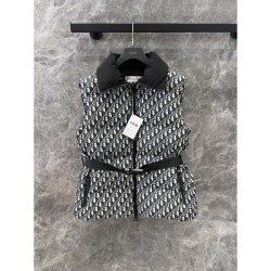 DIOR Cotton vest 2024FW Eye-catching style this winter