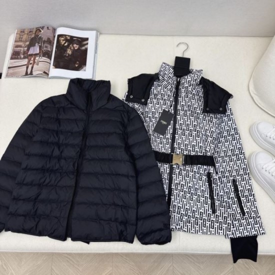FENDI Women's Down Jacket 2024FW Favorite Elegant FENDI Women's Down Jacket 2024FW Favorite Elegant
