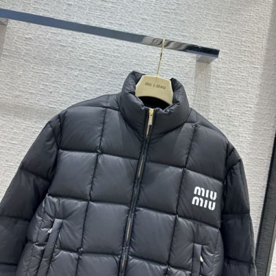 MIU MIU Women's Down Jacket 2024FW Nice Logo MIU MIU Women's Down Jacket 2024FW Nice Logo