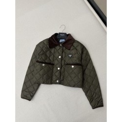 PRADA Women's Down Jacket 2024FW Popular Item Overseas