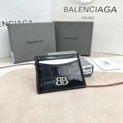 BALENCIAGA 2024SS Card case with a stylish impression