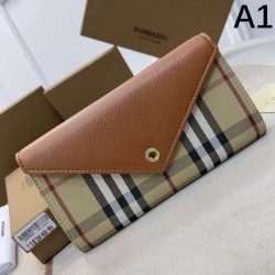 BURBERRY 2024SS Long wallet with a distinct loose feel