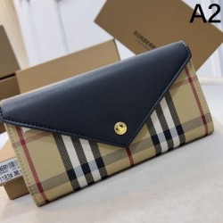 BURBERRY 2024SS Long wallet with a distinct loose feel