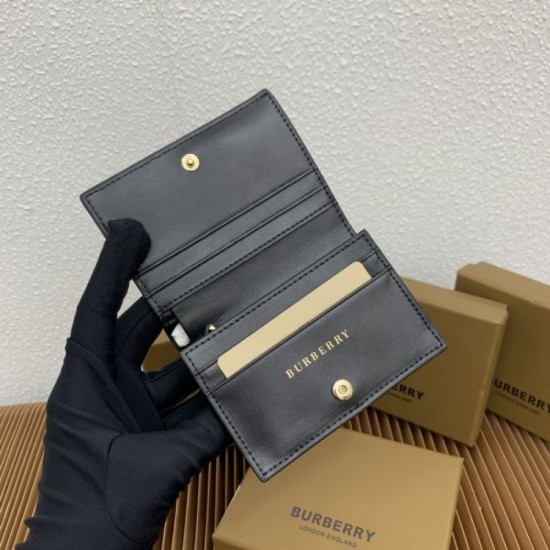 BURBERRY Burberry 2024SS New masterpiece bi-fold wallet with high demand BURBERRY Burberry 2024SS New masterpiece bi-fold wallet with high demand