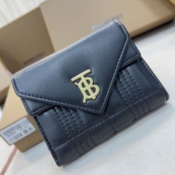 BURBERRY 2024SS Mature Atmosphere Trifold Wallet