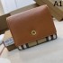 BURBERRY Burberry 2024SS new product ☆ inevitable to be sold out tri-fold wallet