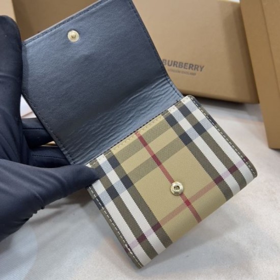 BURBERRY Burberry 2024SS new product ☆ inevitable to be sold out tri-fold wallet BURBERRY Burberry 2024SS new product ☆ inevitable to be sold out tri-fold wallet