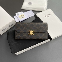 CELINE 2024SS The cutting edge of fashion! long wallet