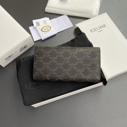 CELINE 2024SS The cutting edge of fashion! long wallet