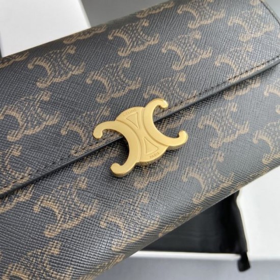 CELINE 2024SS The cutting edge of fashion! long wallet CELINE 2024SS The cutting edge of fashion! long wallet