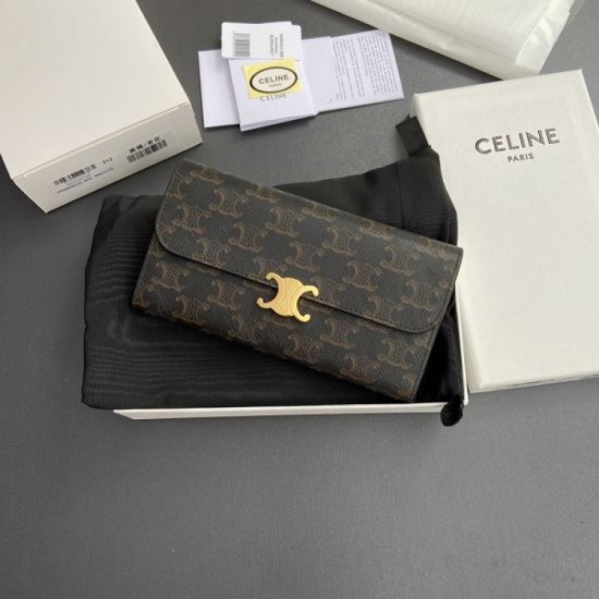 CELINE 2024SS The cutting edge of fashion! long wallet CELINE 2024SS The cutting edge of fashion! long wallet