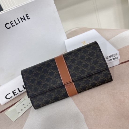CELINE 2024SS Outstanding Attractive Item Long Wallet CELINE 2024SS Outstanding Attractive Item Long Wallet