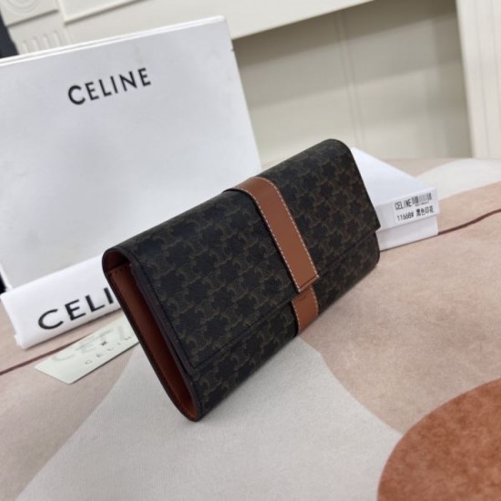 CELINE 2024SS Outstanding Attractive Item Long Wallet CELINE 2024SS Outstanding Attractive Item Long Wallet