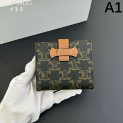 CELINE 2024SS Bi-fold wallet continues to attract attention
