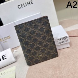 CELINE 2024SS Spring/Summer Super Popular Limited Collaboration Bifold Wallet