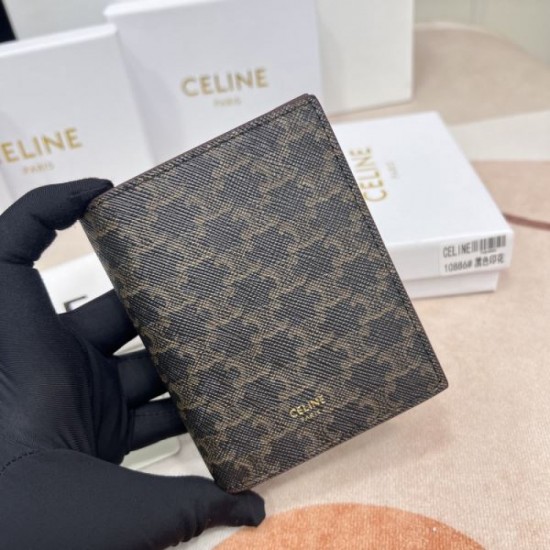 CELINE 2024SS Spring/Summer Super Popular Limited Collaboration Bifold Wallet CELINE 2024SS Spring/Summer Super Popular Limited Collaboration Bifold Wallet