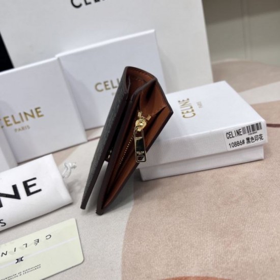 CELINE 2024SS Spring/Summer Super Popular Limited Collaboration Bifold Wallet CELINE 2024SS Spring/Summer Super Popular Limited Collaboration Bifold Wallet