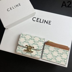 CELINE 2024SS Spring/Summer New Sold Out Magazine Trifold Wallet