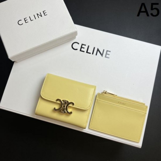 CELINE 2024SS Spring/Summer Limited Sale Price Tri-fold Wallet CELINE 2024SS Spring/Summer Limited Sale Price Tri-fold Wallet