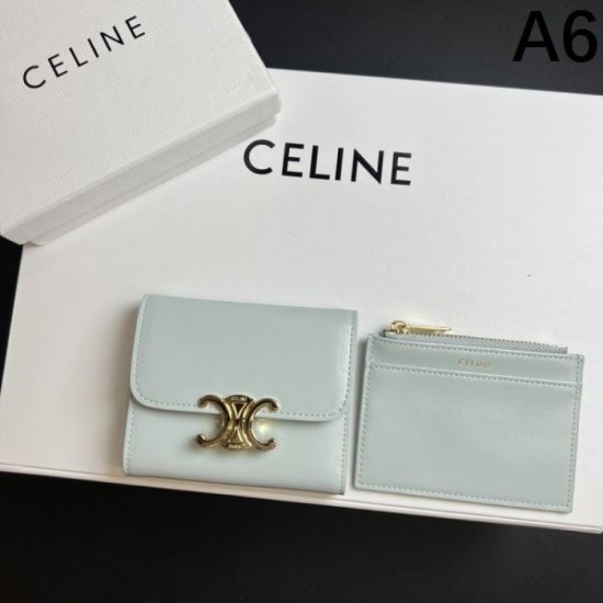 CELINE 2024SS Spring/Summer Limited Sale Price Tri-fold Wallet CELINE 2024SS Spring/Summer Limited Sale Price Tri-fold Wallet