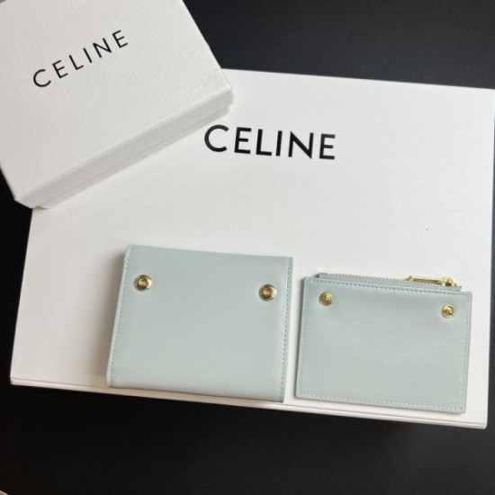 CELINE 2024SS Spring/Summer Limited Sale Price Tri-fold Wallet CELINE 2024SS Spring/Summer Limited Sale Price Tri-fold Wallet