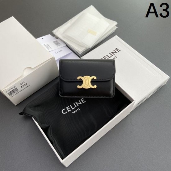 CELINE 2024SS Card case for stylish advanced users CELINE 2024SS Card case for stylish advanced users