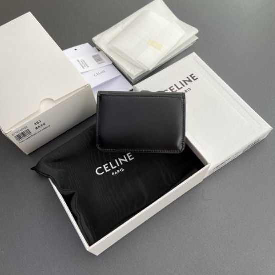 CELINE 2024SS Card case for stylish advanced users CELINE 2024SS Card case for stylish advanced users