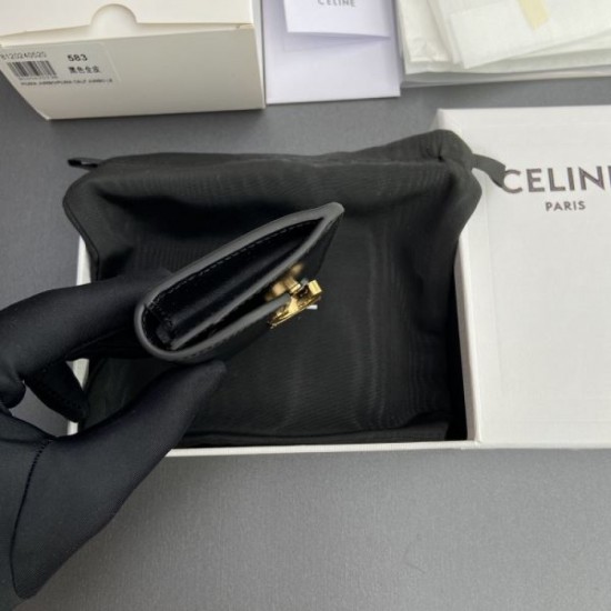 CELINE 2024SS Card case for stylish advanced users CELINE 2024SS Card case for stylish advanced users